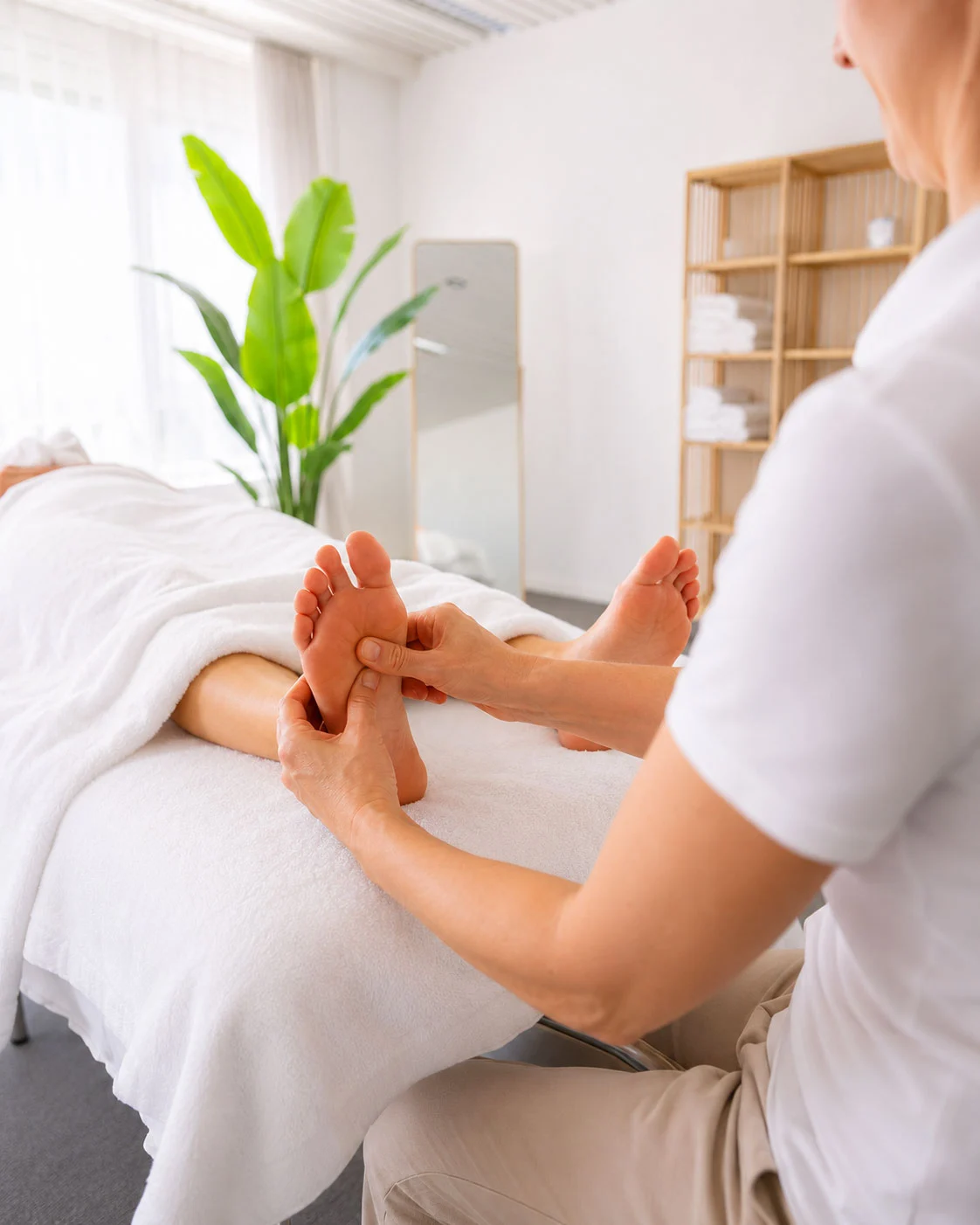Wohltuende Fussreflexzonenmassage im Massage Zentrum Glattpark