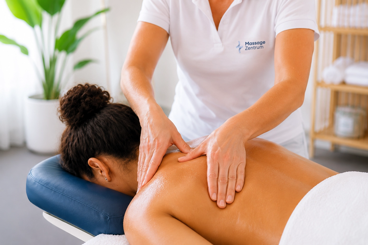 Klassische Massage für Rücken und Nacken im Massage Zentrum Glattpark – zum Entspannen und Lockern der Muskulatur