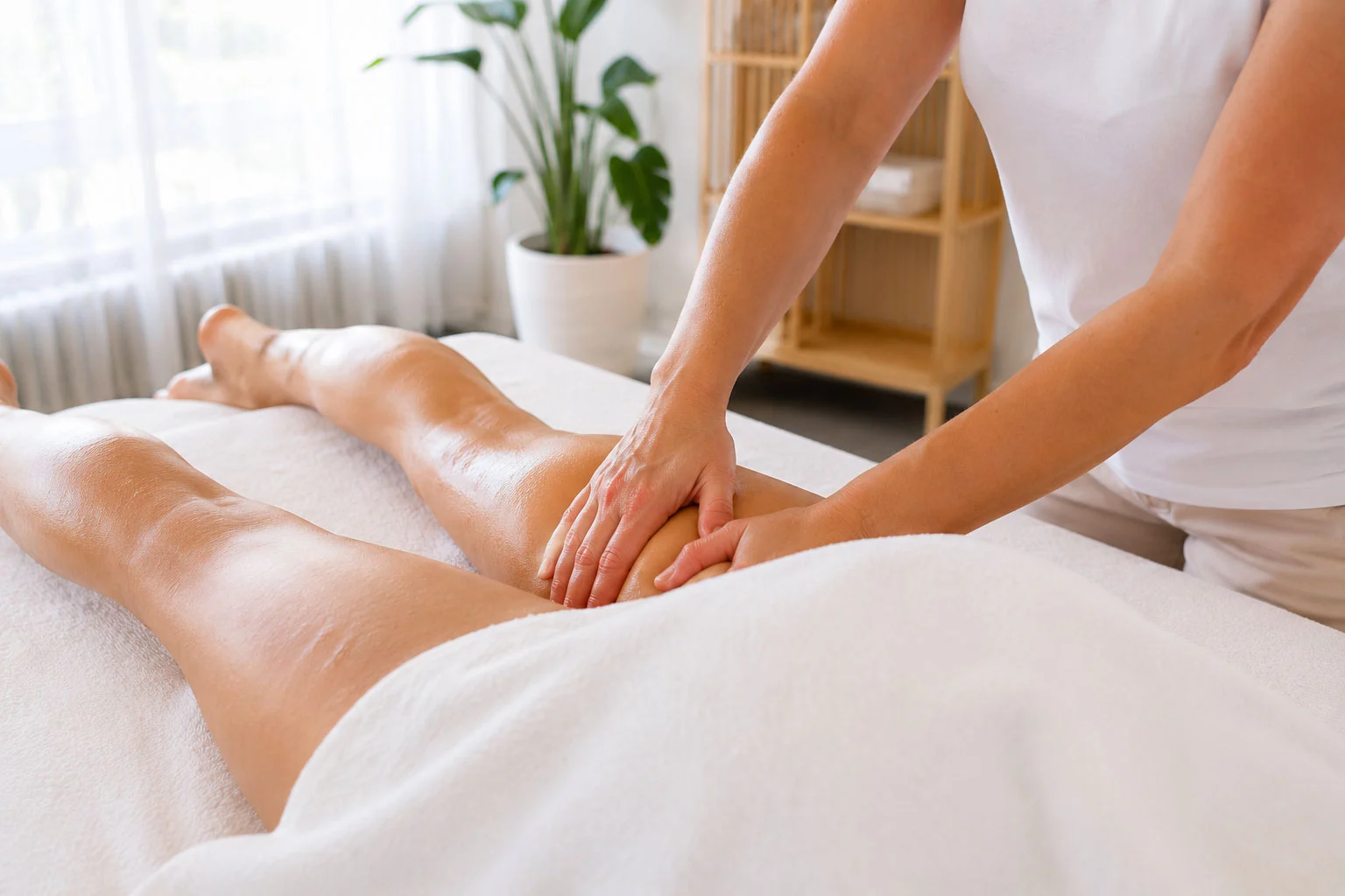 Lymphdrainage bei Glattpark mit behutsamen, gezielten Grifftechniken